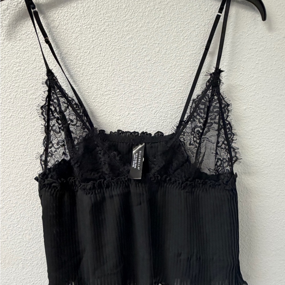 Bluebella Black Lace Trimโ Top